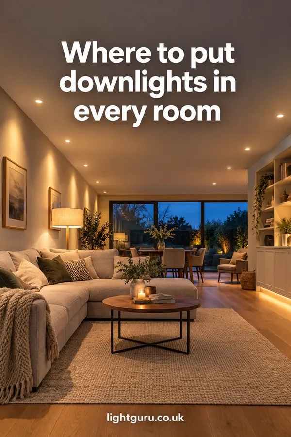 Downlight layout guide: how many you need and where they go, room by room