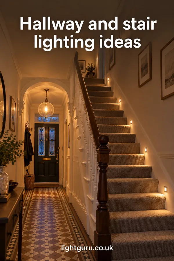 Hallway, stairs and landing lighting ideas for UK homes