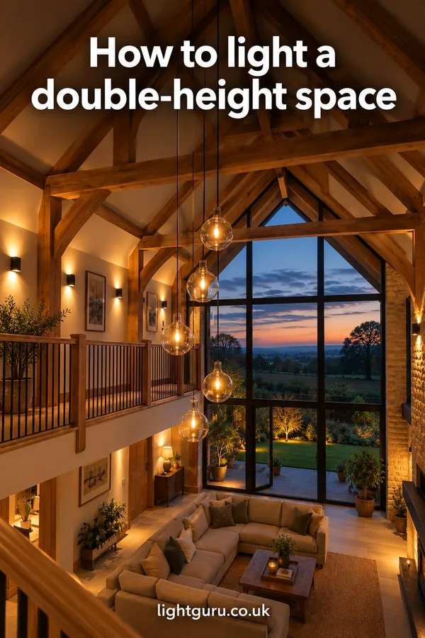 Lighting high ceilings and double-height spaces: how low to hang pendants and what to fit
