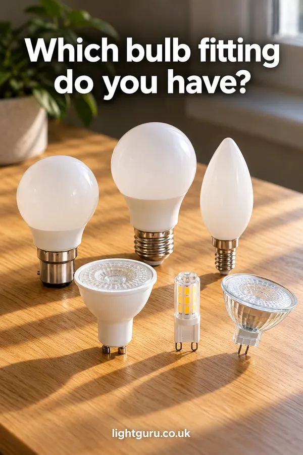 Light bulb fittings explained: B22, E27, E14, GU10, G9 and more