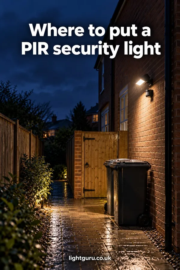 Security lights and PIR sensors: where to fit them so they actually work