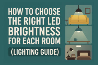 How to Choose the Right LED Brightness for Each Room (Lighting Guide)