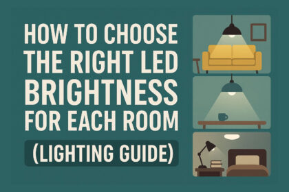 How to Choose the Right LED Brightness for Each Room (Lighting Guide)