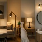 Lighting for every room in a modern home showing ambient, task and accent lighting