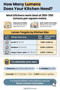 Lumens for Kitchen Lighting: How Many Do You Need? (UK Guide)