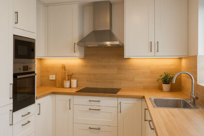 modern bright low ceiling kitchen lighting with flush LED ceiling light