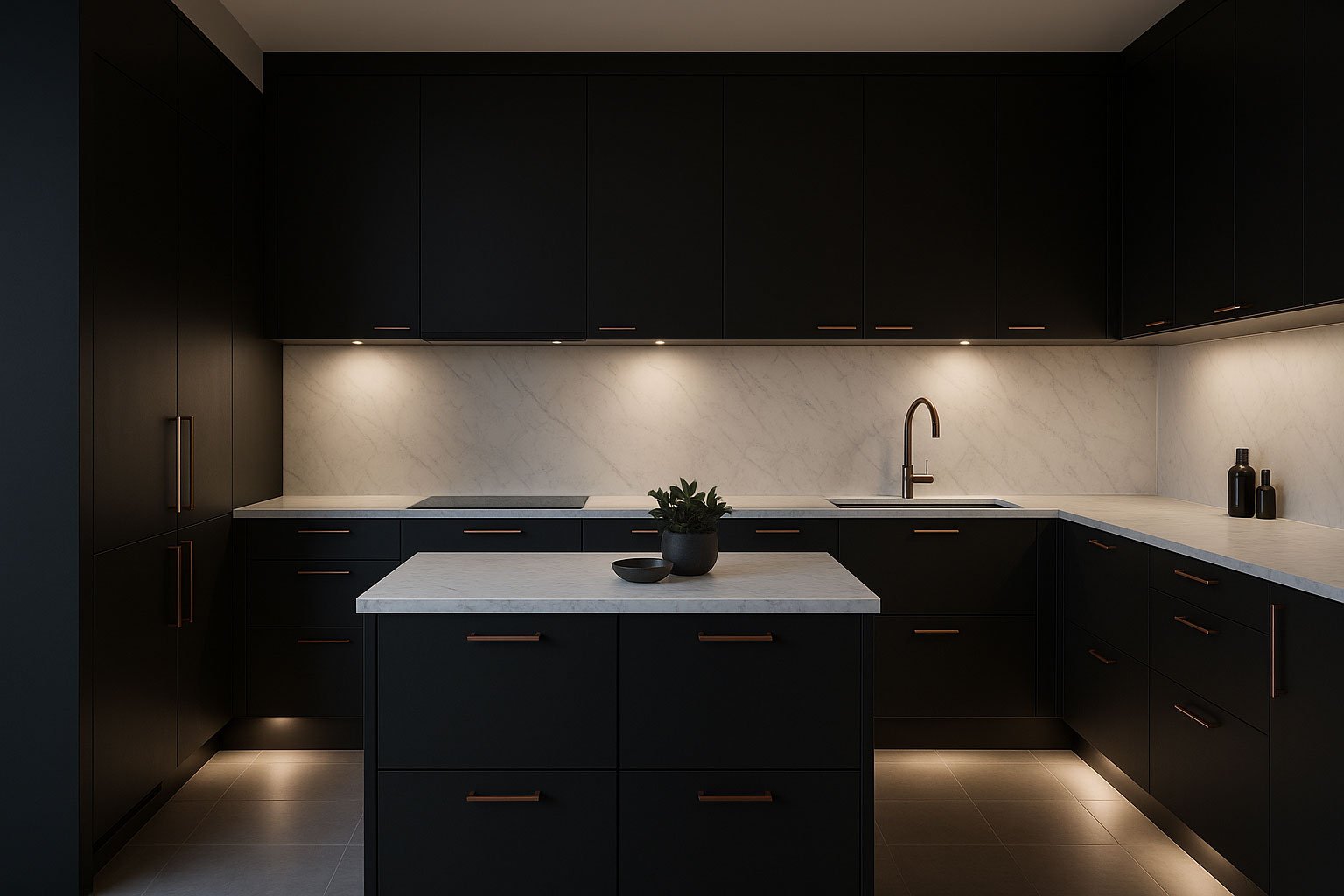 LED Strip Lighting in Kitchens: Where to Put It & How Bright 💡 (UK Guide)